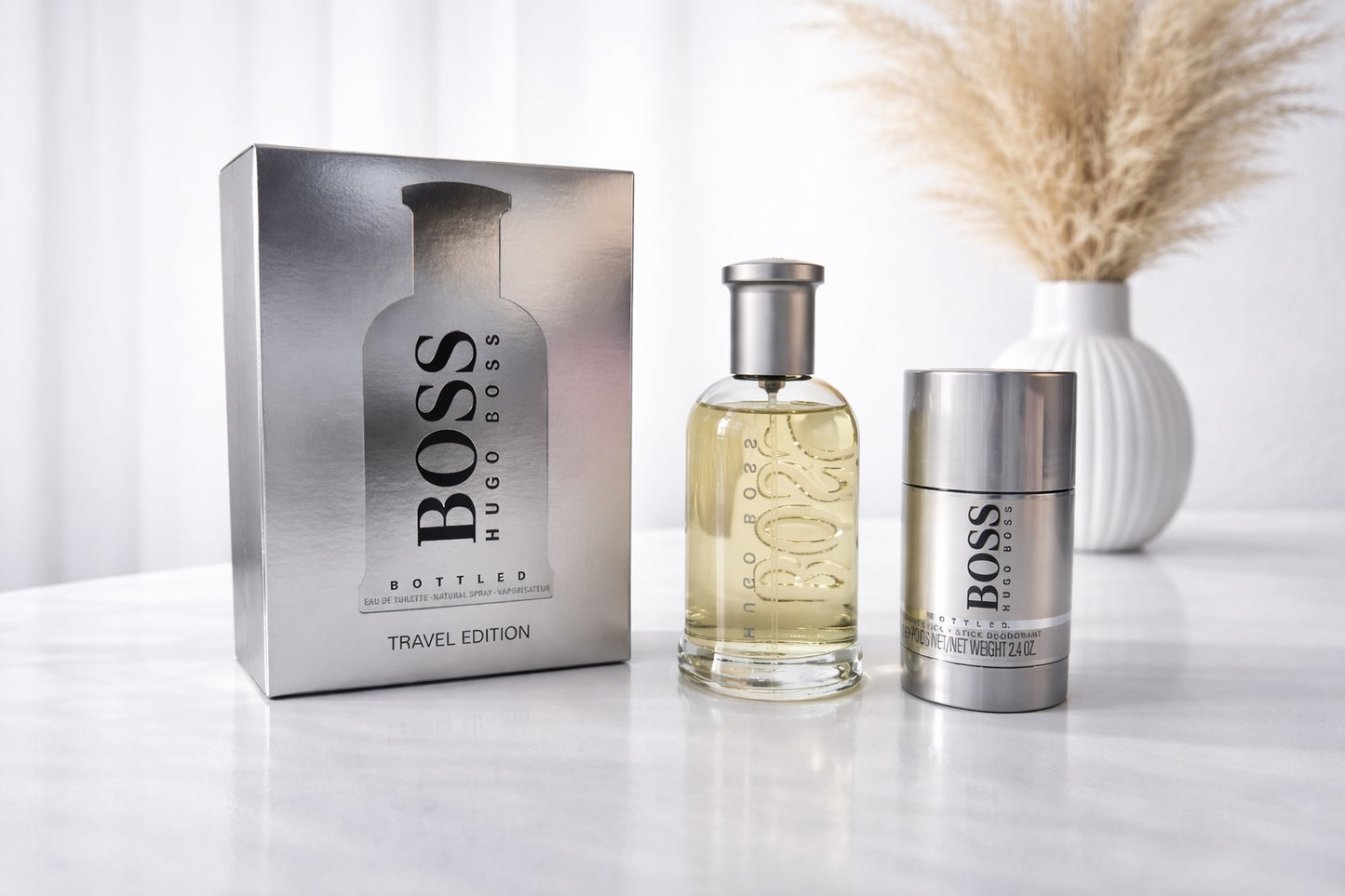 HUGO Boss Bottled Eau de Toilette Spray - 100 ml & Deostick 75 ml Neu & Ovp