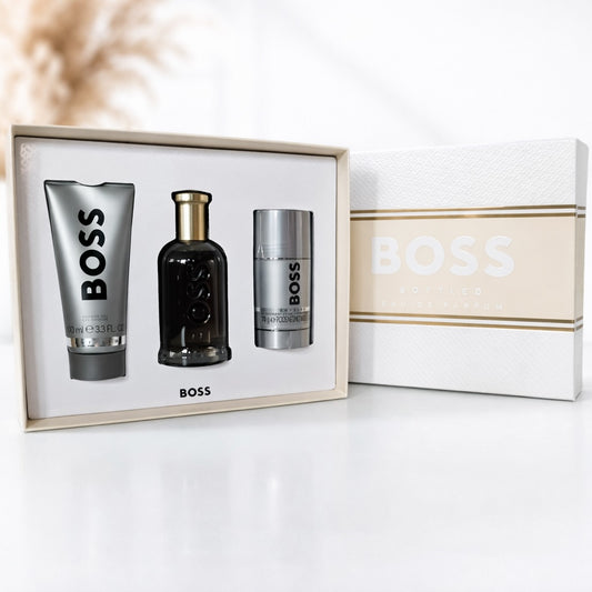 Hugo Boss Bottled Eau de Parfum - 100 ml & Deostick 75 ml & Duschgel 100 ml