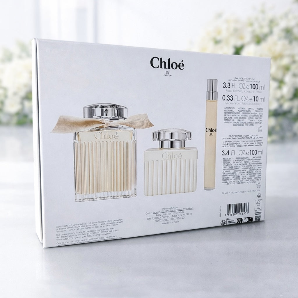 Chloe Chloe Eau de Parfum 100 ml & Bodylotion 100 ml & 10 ml Eau de Parfum NEU