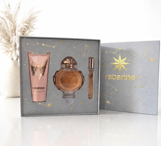 Paco Rabanne Olympea Set 80ml EDP + 10ml + Bodylotion 100ml Damen Parfum Neu OVP