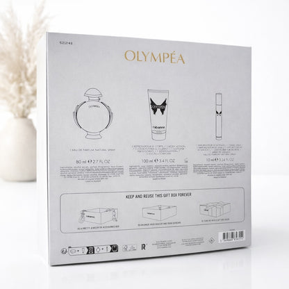 Paco Rabanne Olympea Set 80ml EDP + 10ml + Bodylotion 100ml Damen Parfum Neu OVP